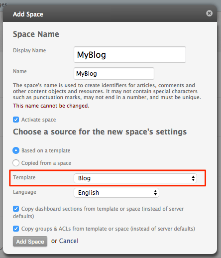 Doc223: Space Templates